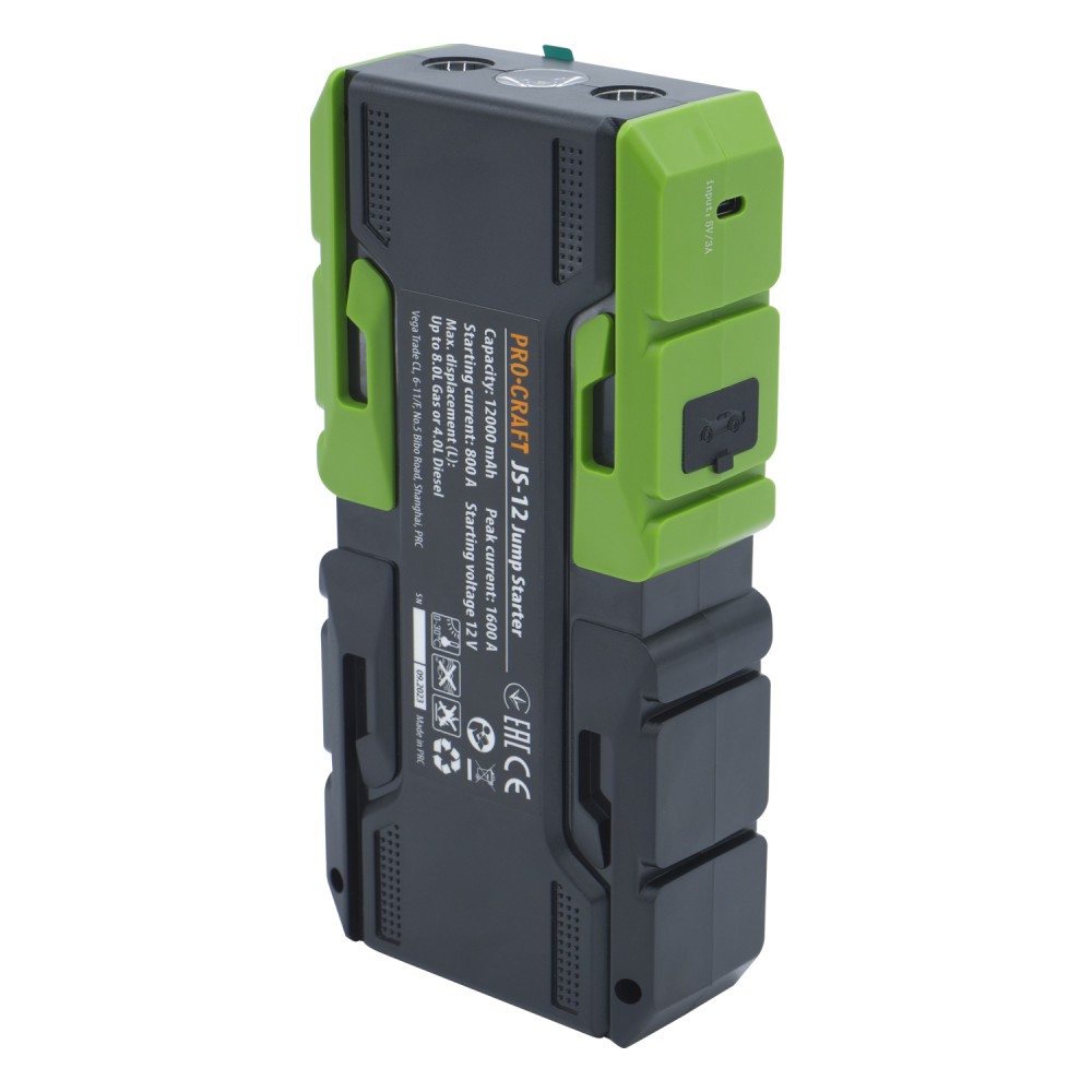 Пуско-зарядний пристрій Procraft JS12 (PC-200120)