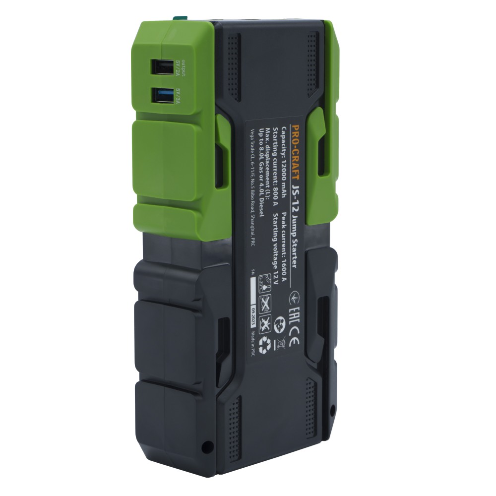 Пуско-зарядний пристрій Procraft JS12 (PC-200120)