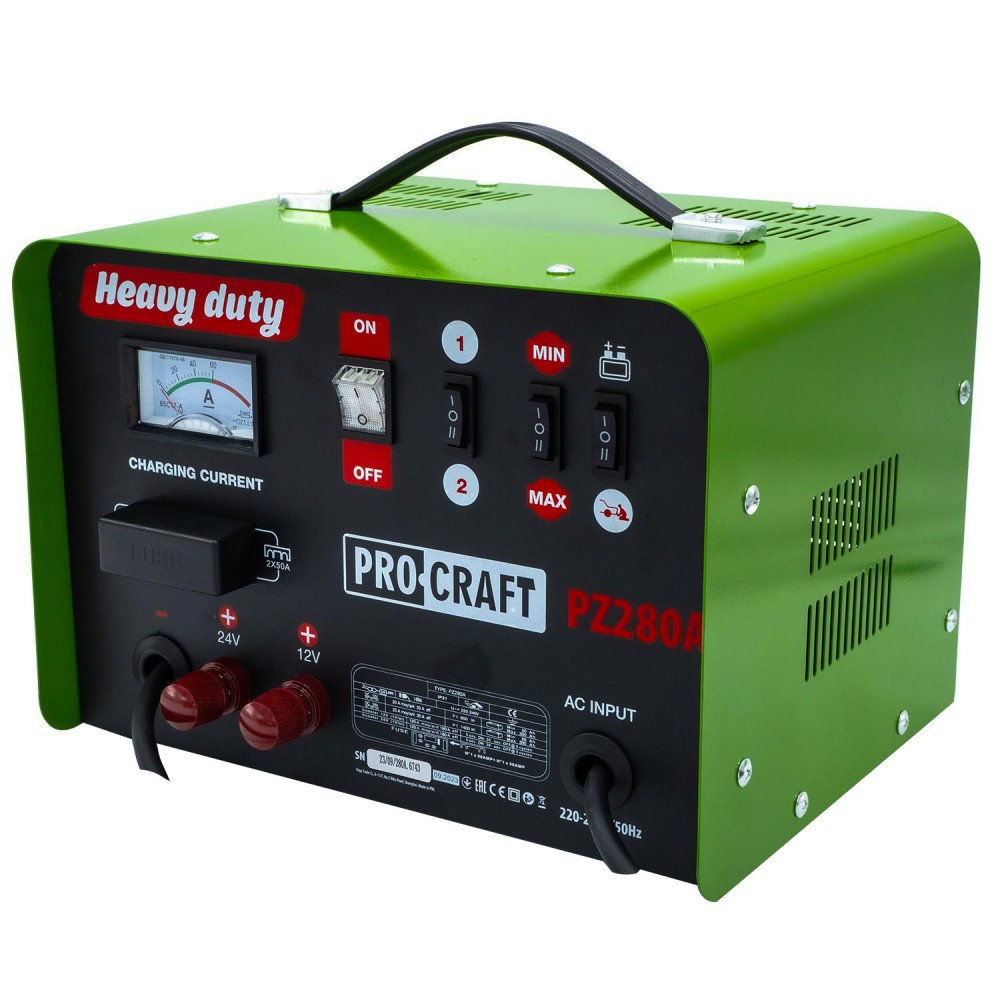 Пуско-зарядний пристрій Procraft PZ280A NEW (PC-202801)