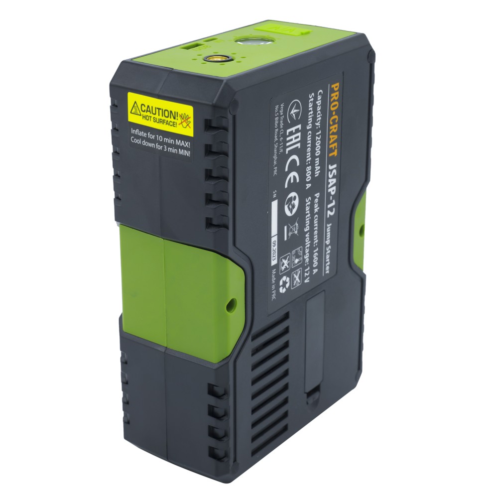 Пуско-зарядний пристрій Proсraft JSAP12 (PC-200121)