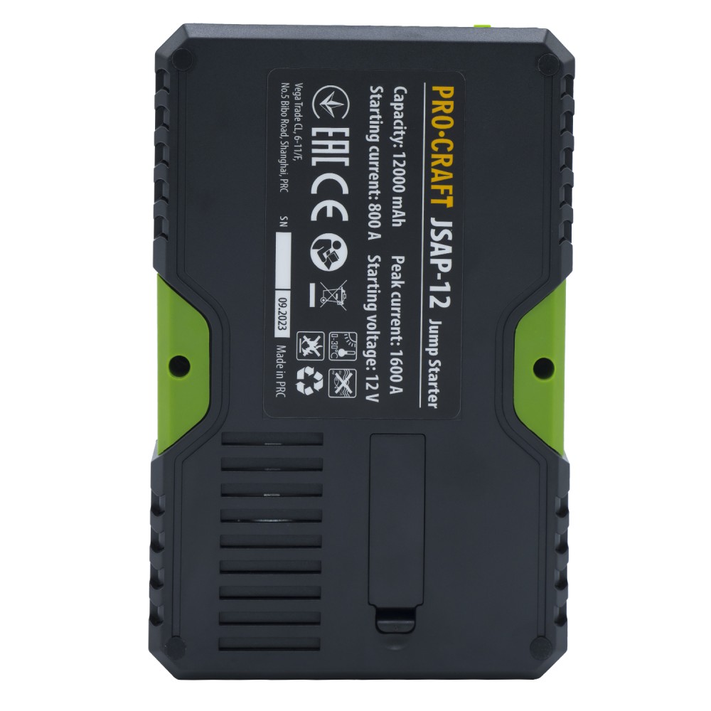 Пуско-зарядний пристрій Proсraft JSAP12 (PC-200121)