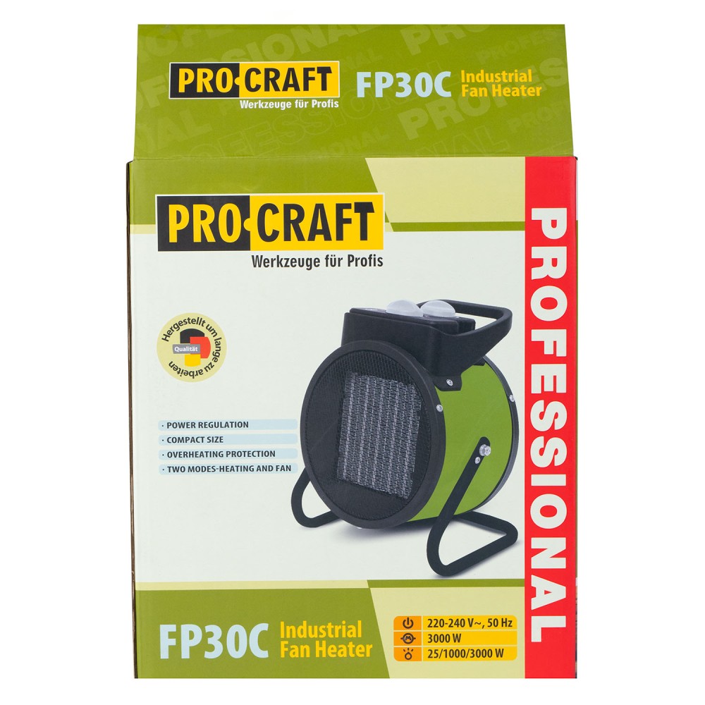 Тепловентилятор керамічний Procraft FP30C (PC-000035)