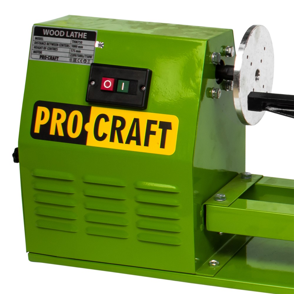 Токарний верстат по дереву Procraft THM750 (PC-007505)