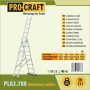 Драбина алюмінієва універсальна Procraft PLA3.788 (PC-003788)
