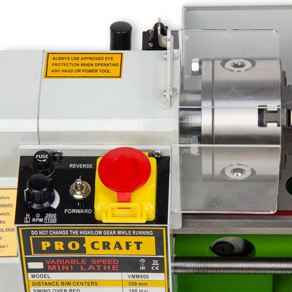 Токарний верстат по металу Procraft VMM800 (PC-008004)