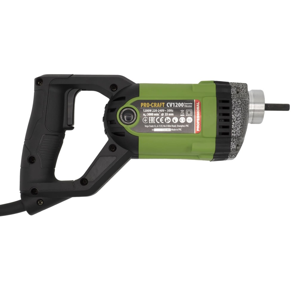 Вібратор для бетону Procraft CV1200 з булавою 1,5 м (PC-012015)