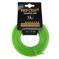 Волосінь для тримера, зірка Procraft 3мм 15м (ZI-3/15)