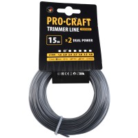 Волосінь з жилою квадрат Procraft 2мм 15м (PC-KV/J-2/15)