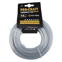 Волосінь армована квадрат Procraft 3мм 15м (KV/AR-3/15)