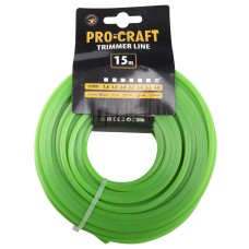 Волосінь для тримера квадрат Procraft 4мм 15м (KV-4/15)