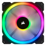 Вентилятор Corsair LL140 RGB Twin Pack (CO-9050074-WW), 140x140x25мм, 4-pin, чорний (22102-03)