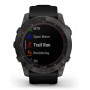 Смарт-годинник Garmin Fenix 7X Sapphire Solar Black DLC Titanium with Black Band (010-02541-45)