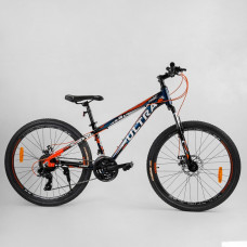 Велосипед Спортивный CORSO «ULTRA» 26" дюймов 85239 (1) рама алюминиевая, оборудование Shimano 21 скорость, собран на 75%