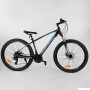 Велосипед Спортивный CORSO «AirStream» 27.5" дюймов 31606 (1) рама алюминиевая 16``, оборудование Shimano 21 скорость, собран на 75% (36751-04)