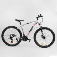 Велосипед Спортивный CORSO «FIARO» 27.5" дюймов 73228 (1) рама алюминиевая, оборудование Shimano 21 скорость, собран на 75%
