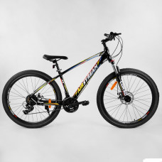 Велосипед Спортивный CORSO «AirStream» 27.5" дюймов 57167 (1) рама алюминиевая 16``, оборудование Shimano 21 скорость, собран на 75%