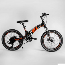 Детский спортивный велосипед 20’’ CORSO «T-REX» 70432 (1) магниевая рама, оборудование MicroShift, 7 скоростей, собран на 75%