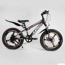 Детский спортивный велосипед 20’’ CORSO «AERO» 22017 стальная рама, оборудование Saiguan, 7 скоростей, литой диск, собран на 75%