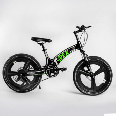 Детский спортивный велосипед 20’’ CORSO «T-REX» TR-88103 (1) магниевая рама, оборудование MicroShift, 7 скоростей, собран на 75%