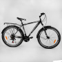 Велосипед Спортивный CORSO «Phantom» 26" дюймов 88107 (1) рама металлическая, SunRun 21 скорость, крылья, багажник, собран на 75% (36768-04)