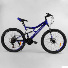 Велосипед Спортивный CORSO «Rock-Pro» 26" дюймов 37925 (1) рама металлическая, SunRun 21 скорость, собран на 75%