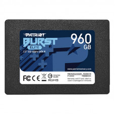 Накопичувач SSD 960GB Patriot Burst Elite 2.5" SATAIII TLC (PBE960GS25SSDR)