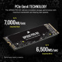 Накопичувач SSD 500GB M.2 NVMe Corsair MP600 Pro NH M.2 2280 PCIe Gen4.0 x4 3D TLC (CSSD-F0500GBMP600PNH) (33836-03)