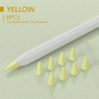 Чохол TPU Goojodoq для наконечника стілус Apple Pencil (1-2 покоління) (8шт) Yellow (1005001835985075Y) (26552-03)