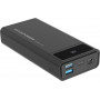 Універсальна мобільна батарея RealPower PB-20k PD Powerbank 20000mAh Black (PB-20k PD) (29939-03)