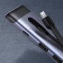 Концентратор USB Type-C Ugreen CM285 3xUSB 3.0 + HDMI, Gray (70408) (34060-03)