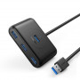 Концентратор USB 3.2 Ugreen CR113 4xUSB 3.2, Black (20290) (33891-03)