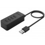 Концентратор USB2.0 Orico W5P-U2-030-BK-PRO Black (CA911424) 4хUSB2.0 (22303-03)