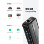 Концентратор USB 3.0 Ugreen 3xUSB 3.0 + RJ45 1000M Ethernet, Black (20265) (33886-03)