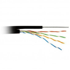 кабель для зовнішнього прокладення UTP 5е ATcom з тросом 1,2мм (бух.305м) 4*2*0,5мм медь