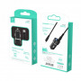 Автомобільний зарядний пристрій SkyDolphin SZ02L Aluminium (2USB, 2.4A) Black (AZP-000071) + кабель Lightning (26670-03)