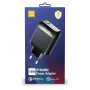 Мережевий зарядний пристрій Luxe Cube Dynamic 18W (1USBх3A) Black (4446689880896) (26991-03)