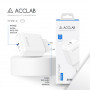 Зарядний пристрій AccLab AL-TC125 1хType-C 5В/3A/25W QC/PD 3.0 White (1283126538841) (30531-03)