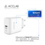 Зарядний пристрій AccLab AL-TC125 1хType-C 5В/3A/25W QC/PD 3.0 White (1283126538841) (30531-03)