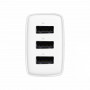 Мережевий зарядний пристрій Baseus Compact (3USB, 3.4A) 17W White (CCXJ020102) (33681-03)