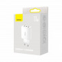 Мережевий зарядний пристрій Baseus Compact (3USB, 3.4A) 17W White (CCXJ020102) (33681-03)