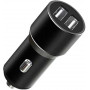 Автомобільний зарядний пристрій XO CC30 Metal Car Charger (2USB, 2.4A) Black (XO-CC30-BK) (34192-03)