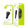 Автомобільний зарядний пристрій SkyDolphin SZ05 Aluminium Double QC3.0 (2USB, 3.1A) Black (AZP-000084) (26673-03)