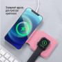 Бездротовий зарядний пристрій ColorWay MagSafe Duo Charger 15W for iPhone Pink (CW-CHW32Q-P) (25484-03)