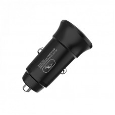 Автомобільний зарядний пристрій SkyDolphin SZ10 QC3.0 (1USB, 3.1A) Black (AZP-000086)