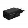 Мережевий зарядний пристрій ColorWay (1USBx2A) Black (CW-CHS012CC-BK) + кабель USB Type-C (27355-03)