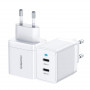 Мережевий зарядний пристрій Choetech White (Q5006-EU-WH) (32585-03)