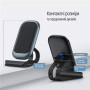 Бездротовий зарядний пристрій ColorWay Wireless Stand 10W Blue (CW-CHW30Q-BL) (25396-03)