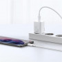 Мережевий зарядний пристрій Baseus Super Si Quick Charger 1C (1USB-C) 25W White (CCSP020102) (33626-03)