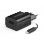 Мережевий зарядний пристрій REAL-EL CH-217 (2USB, 2.1A) Black + кабель Lightning (23168-03)