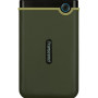 Накопичувач зовнiшнiй HDD 2.5" USB 2.0TB Transcend StoreJet 25M3 Military Green Slim (TS2TSJ25M3G) (21657-03)